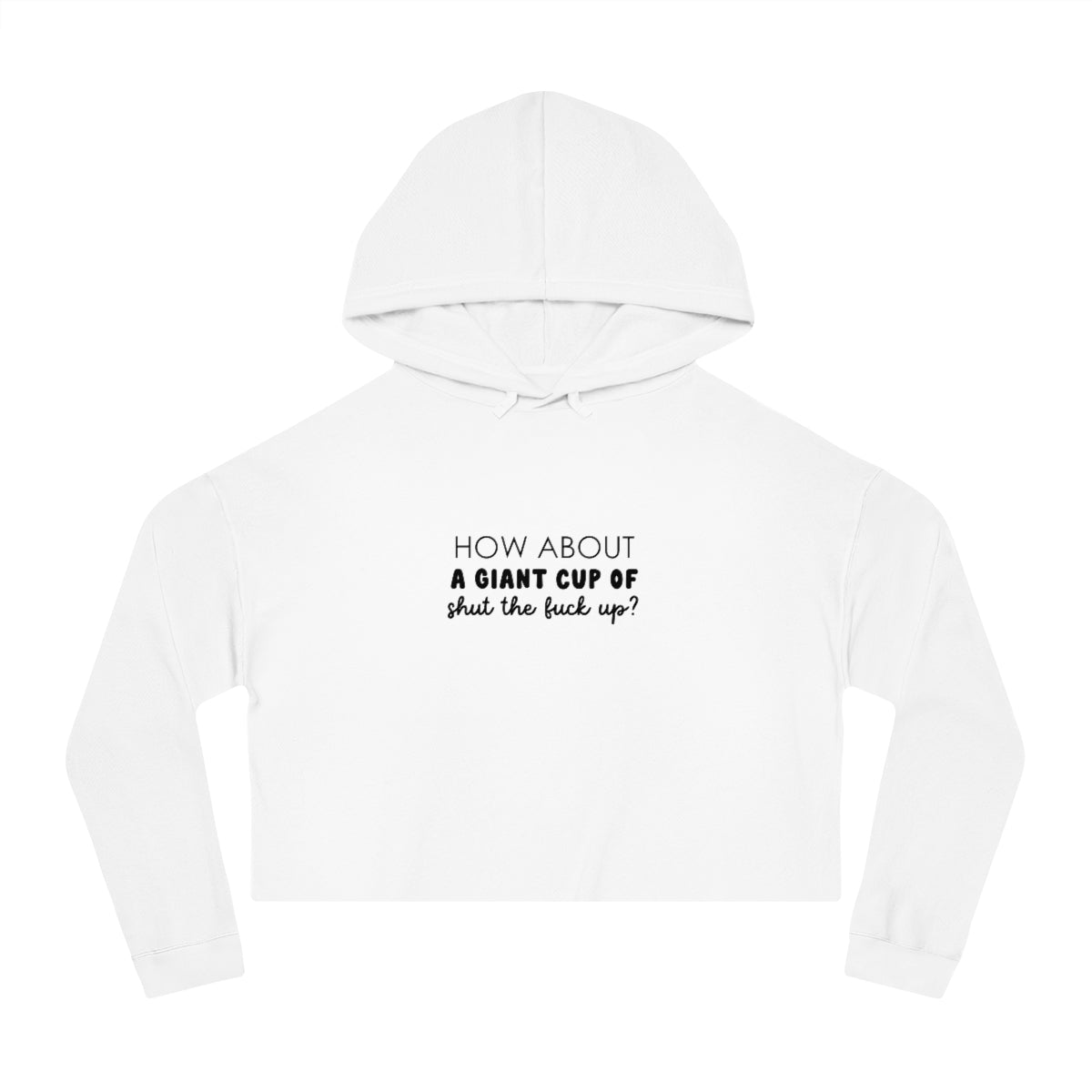 Women’s Cropped Hooded Sweatshirt