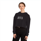 "How about a cup of shut the fuck up?" Crop Hoodie Sweatshirt